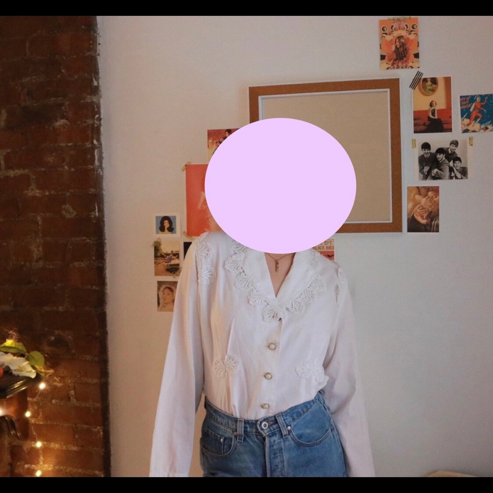 Vintage Parisian Blouse